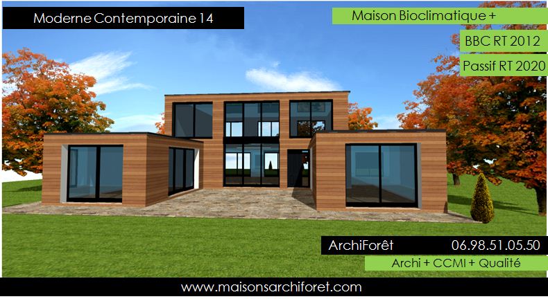 Maison contemporaine moderne et design d architecte constructeur ...