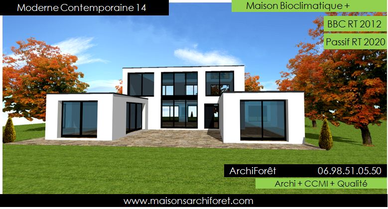 maison Contemporaine moderne et design d architecte constructeur ossature bois