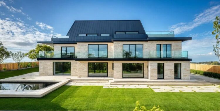 Realisation 110 - Construction d'une maison moderne design en ile de france