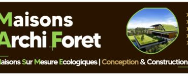 logo maisons archiforet - designer constructeur de maisons ecologiques sur mesure design et moderne type architecte
